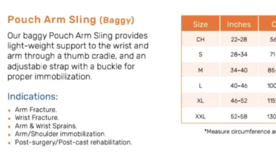 ADORE POUCH ARM SLING BAGGY